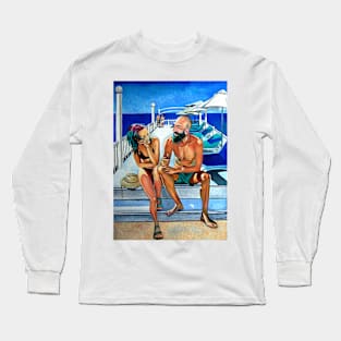 Beautiful Turquase People Long Sleeve T-Shirt